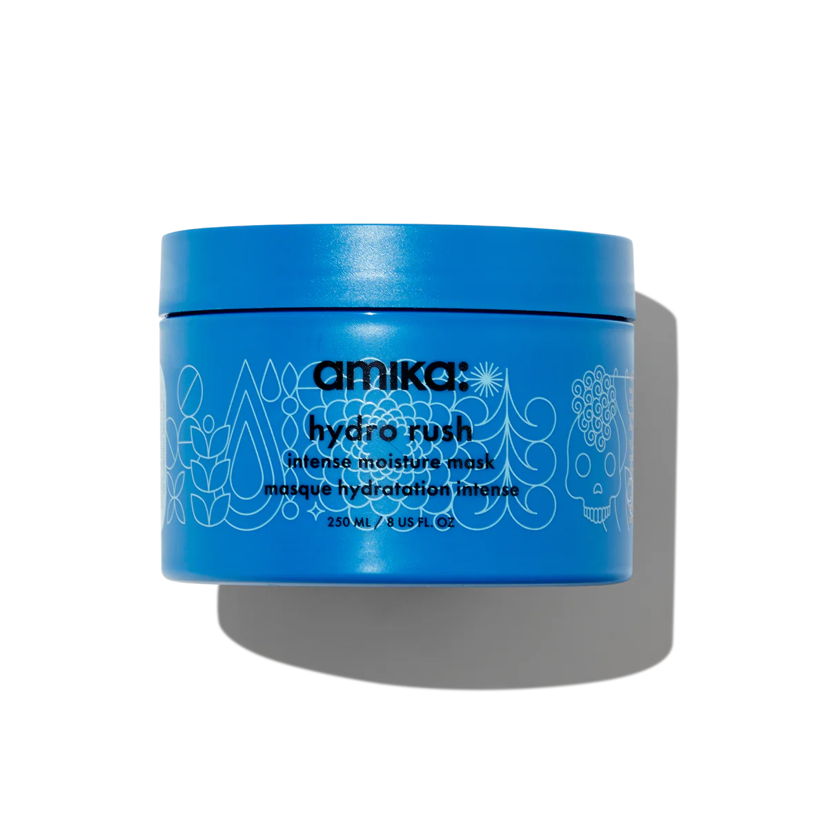 amika: hydro rush
intense moisture hair mask with hyaluronic acid