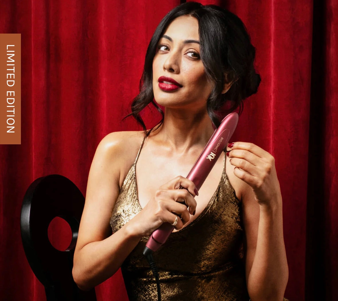 BIO:IONIC Velvet Rouge 10X™ Styling Iron Bionic