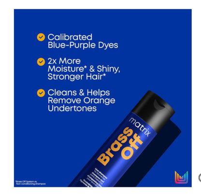 Matrix Brass Off Shampoo (Azul/Violeta)