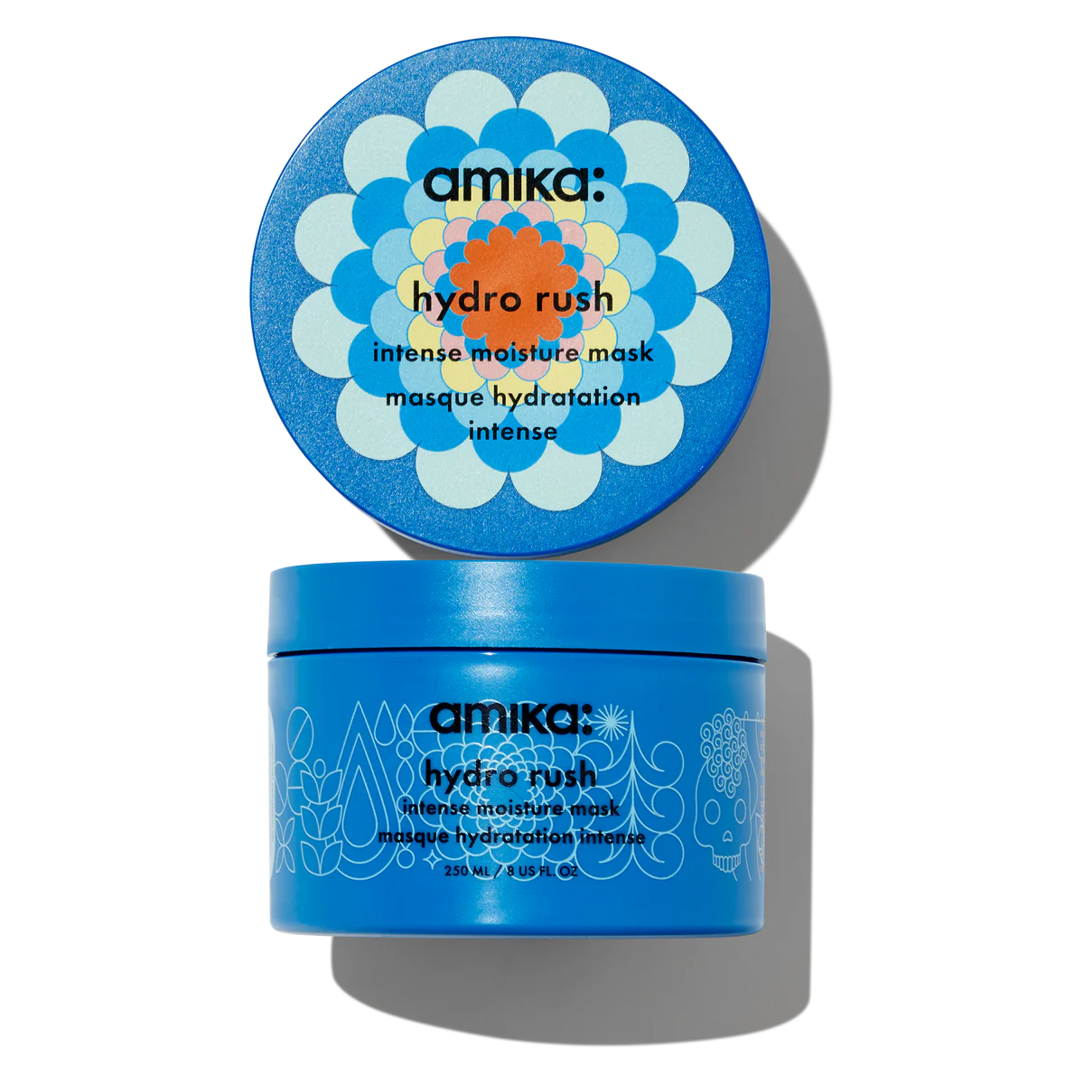 amika: hydro rush
intense moisture hair mask with hyaluronic acid