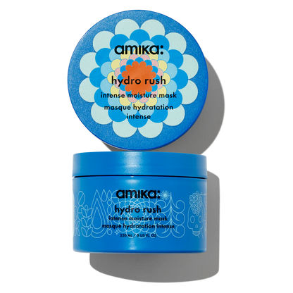 amika: hydro rush
intense moisture hair mask with hyaluronic acid