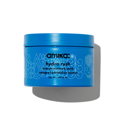 amika: hydro rush
intense moisture hair mask with hyaluronic acid