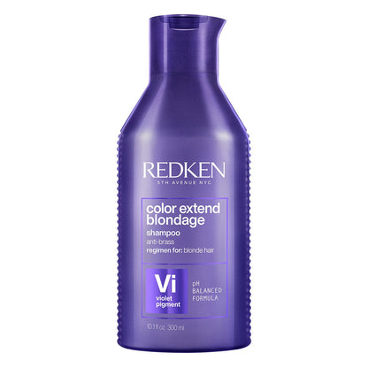 BLONDAGE SHAMPOO
CARE FOR BLONDE HAIR WITH PURPLE SHAMPOO (Violeta) 16.09oz