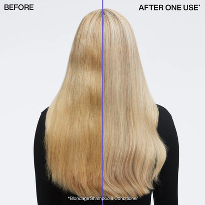 BLONDAGE SHAMPOO
CARE FOR BLONDE HAIR WITH PURPLE SHAMPOO (Violeta) 16.09oz