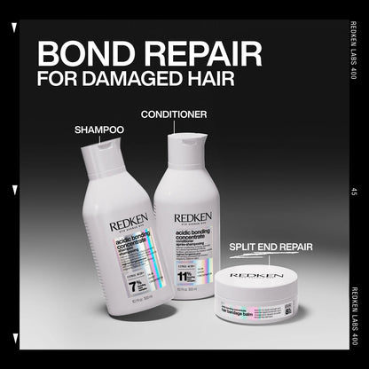 ACIDIC BONDING CONCENTRATE HAIR BANDAGE BALM
Strength repair for damaged, dry split ends in 1 use Redken