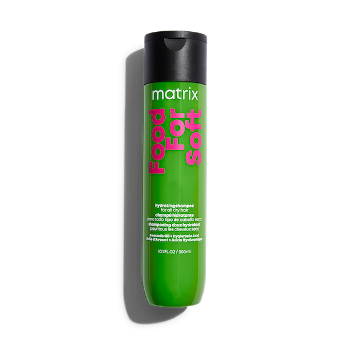 Shampoo Food For Soft Matrix                  Shampoo that moisturizes while cleansing and removing excess oil.