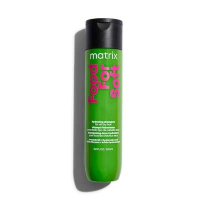 Shampoo Food For Soft Matrix                  Shampoo that moisturizes while cleansing and removing excess oil.