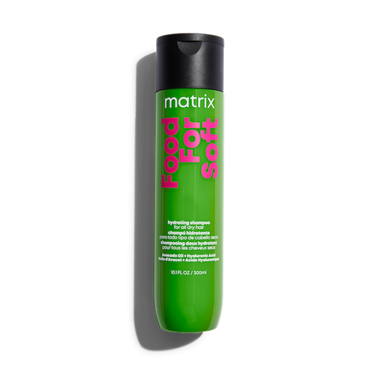 Shampoo Food For Soft Matrix                  Shampoo that moisturizes while cleansing and removing excess oil.