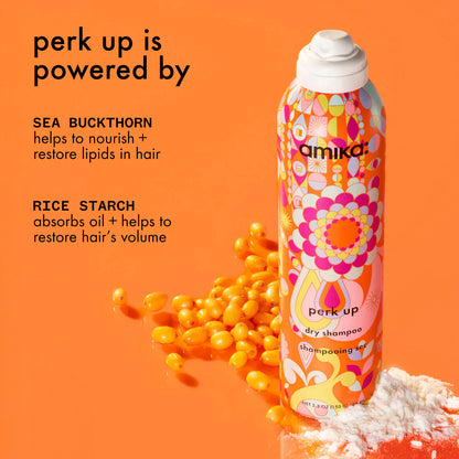 Perk up
dry shampoo amika:            Rated 4.8 out of 5 stars1,809