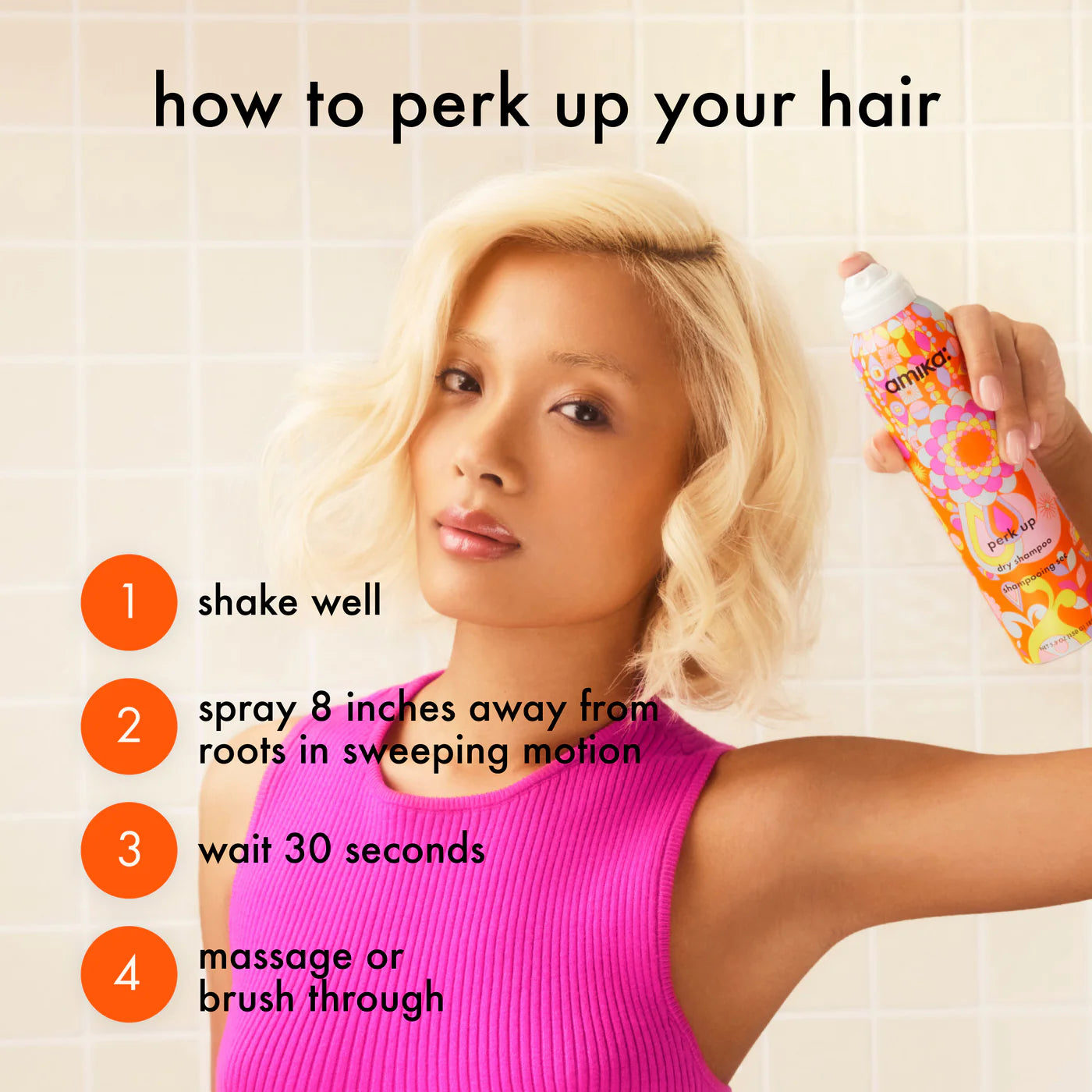 Perk up
dry shampoo amika:            Rated 4.8 out of 5 stars1,809