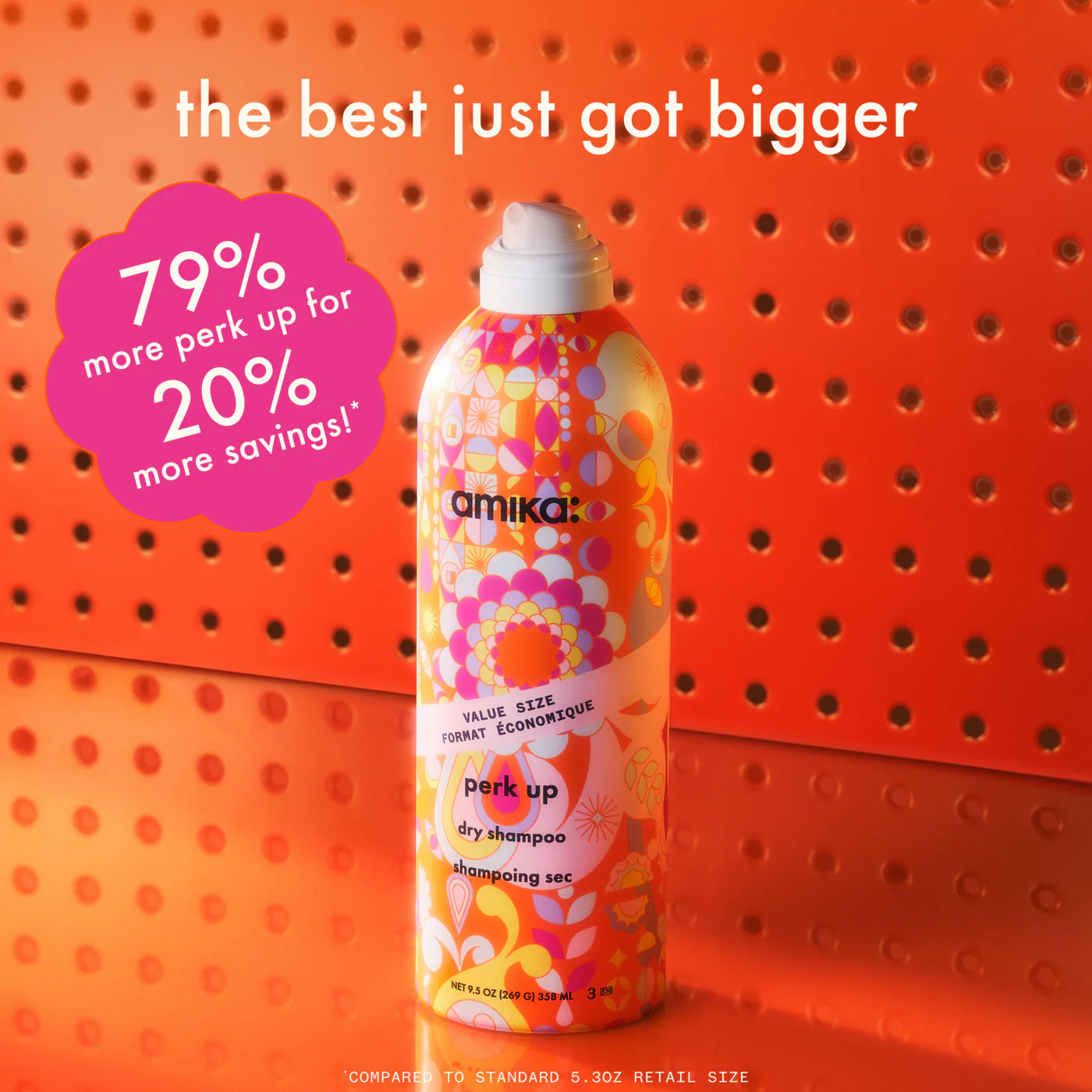 Perk up
dry shampoo amika:            Rated 4.8 out of 5 stars1,809